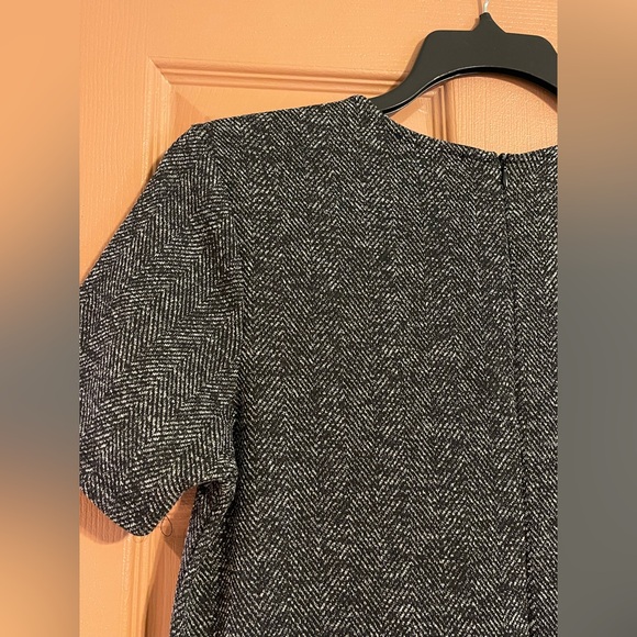 Women's Herringbone Knit Jumpsuit in Charcoal Gray - Picture 4 of 10